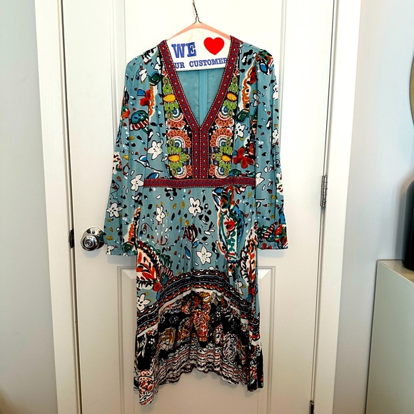 Anthropologie • Akemi + Kin • Multicolor Beaded Dress • Size 8 - Picture 2 of 10